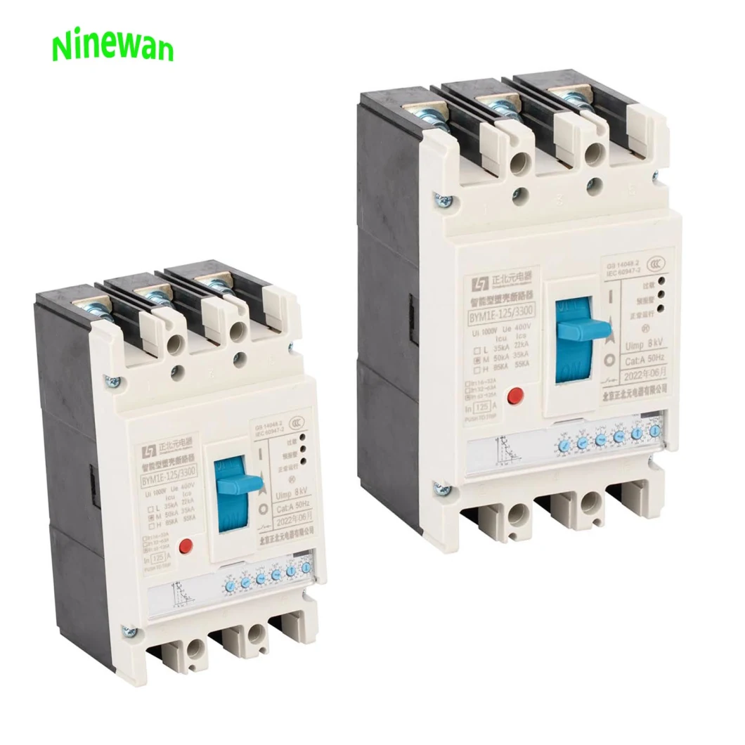 400V MCCB Breaker 16~160A Compact DIN Rail Molded Case Circuit Breaker MCCB