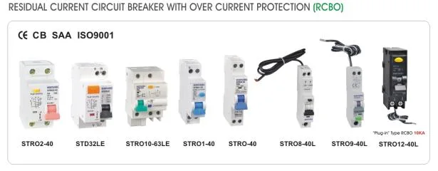 1p+N Series 40A/30mA Electronic Type Over Load Protection Circuit Breaker RCBO